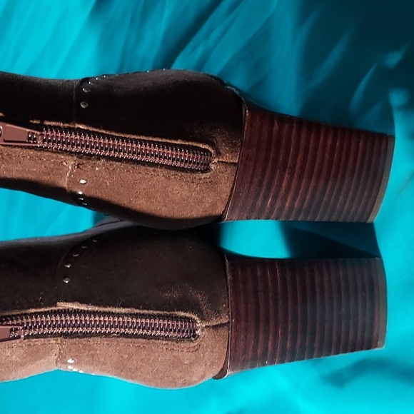 NWOT Ankle Boots Mi,im Sz 9 Brown FINAL - Picture 4 of 7